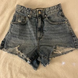 High Rise Mom Denim Shorts- Cotton On